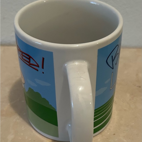 M&M Blue Football/Red Golf Mug - Picture 3 of 5